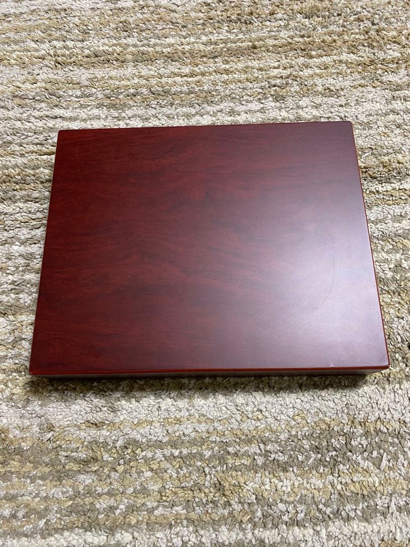 木製　収納ケース　ベルベット内装　Leuchtturm