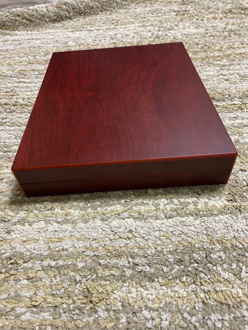 木製　収納ケース　ベルベット内装　Leuchtturm