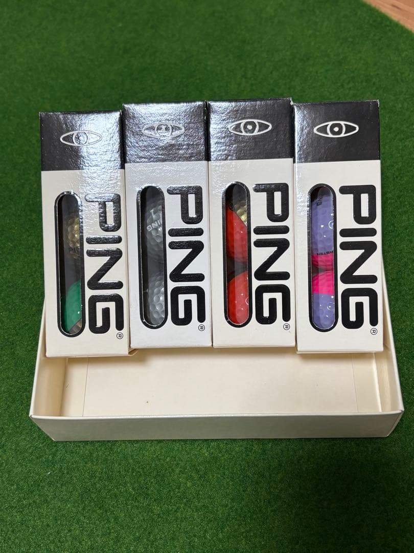 ③PING ツートンカラー ボール ヴィンテージ 1BOX