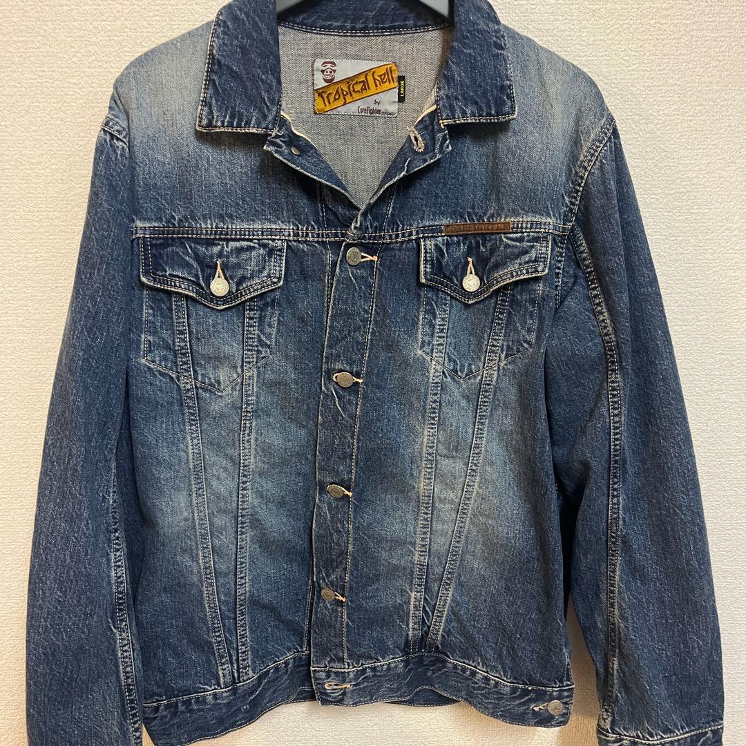 COREFIGHTER コアファイター デニムジャケット LARGE【美品】