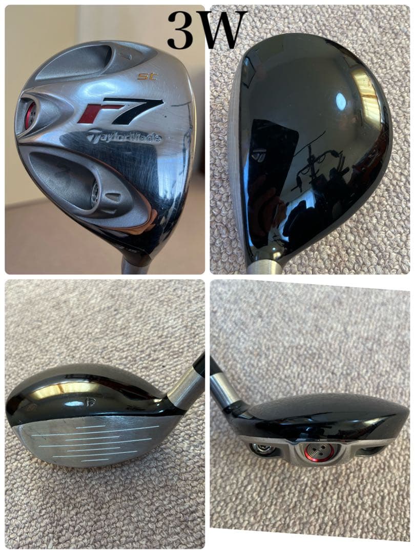 TaylorMade統一メンズゴルフクラブ14本セットキャディバッグ付
