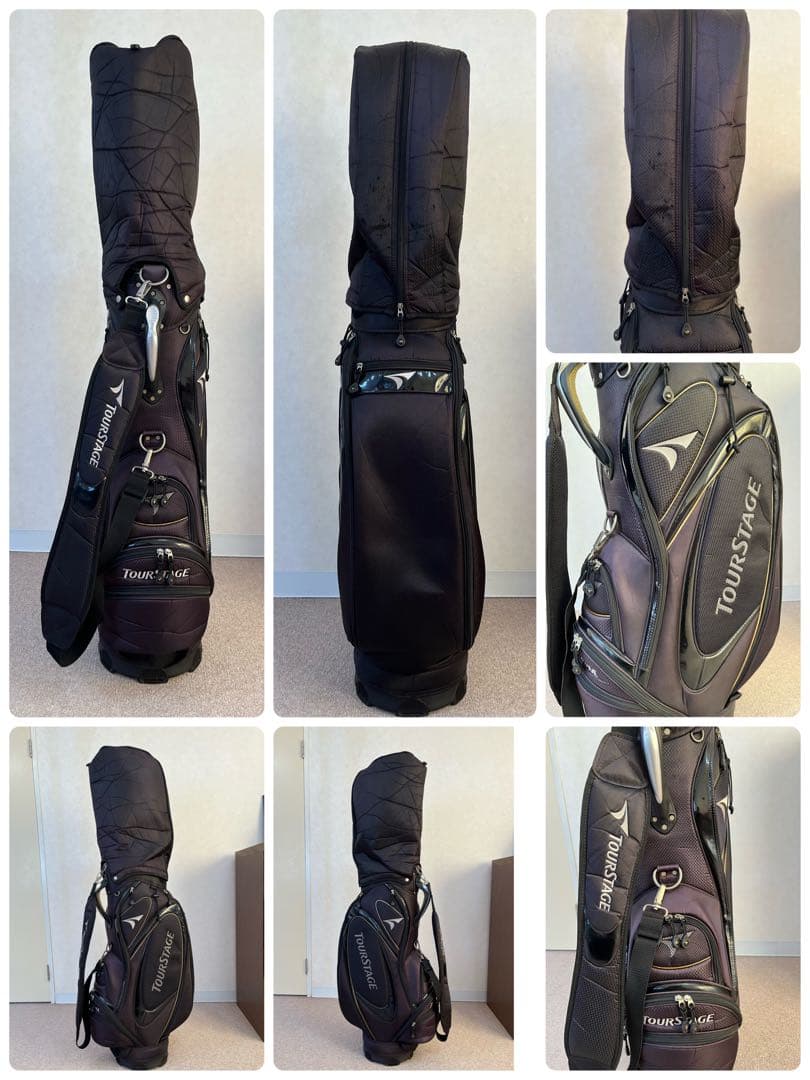 TaylorMade統一メンズゴルフクラブ14本セットキャディバッグ付