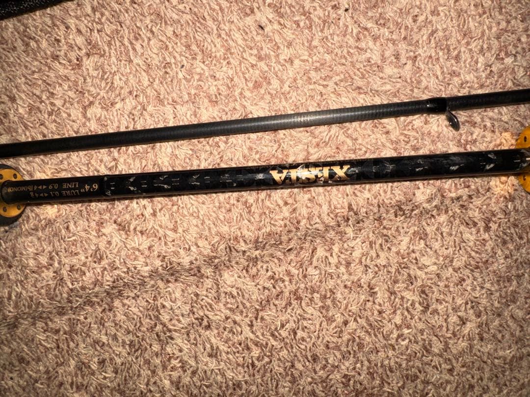 ロッド xesta Black STAR extra tuned s64ul-s