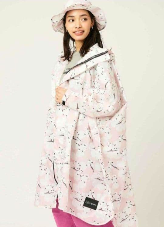 シマエナガ(KiU)｜ニュースタンダードレインポンチョ 男女兼用 新品
