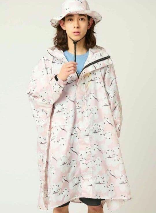 シマエナガ(KiU)｜ニュースタンダードレインポンチョ 男女兼用 新品