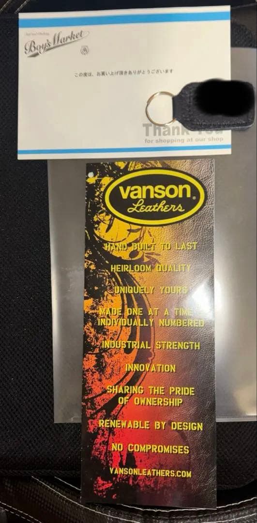 Boys Market 別注 VANSON C2 Riders