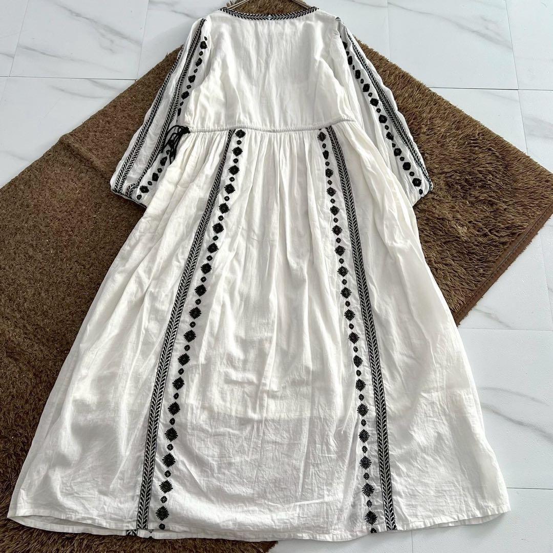 美品✨SARA MALLIKA CIN EMB LONG DRESS ワンピース