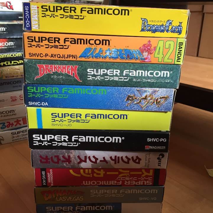 中古 箱説付き スーパーファミコンソフト10個セット