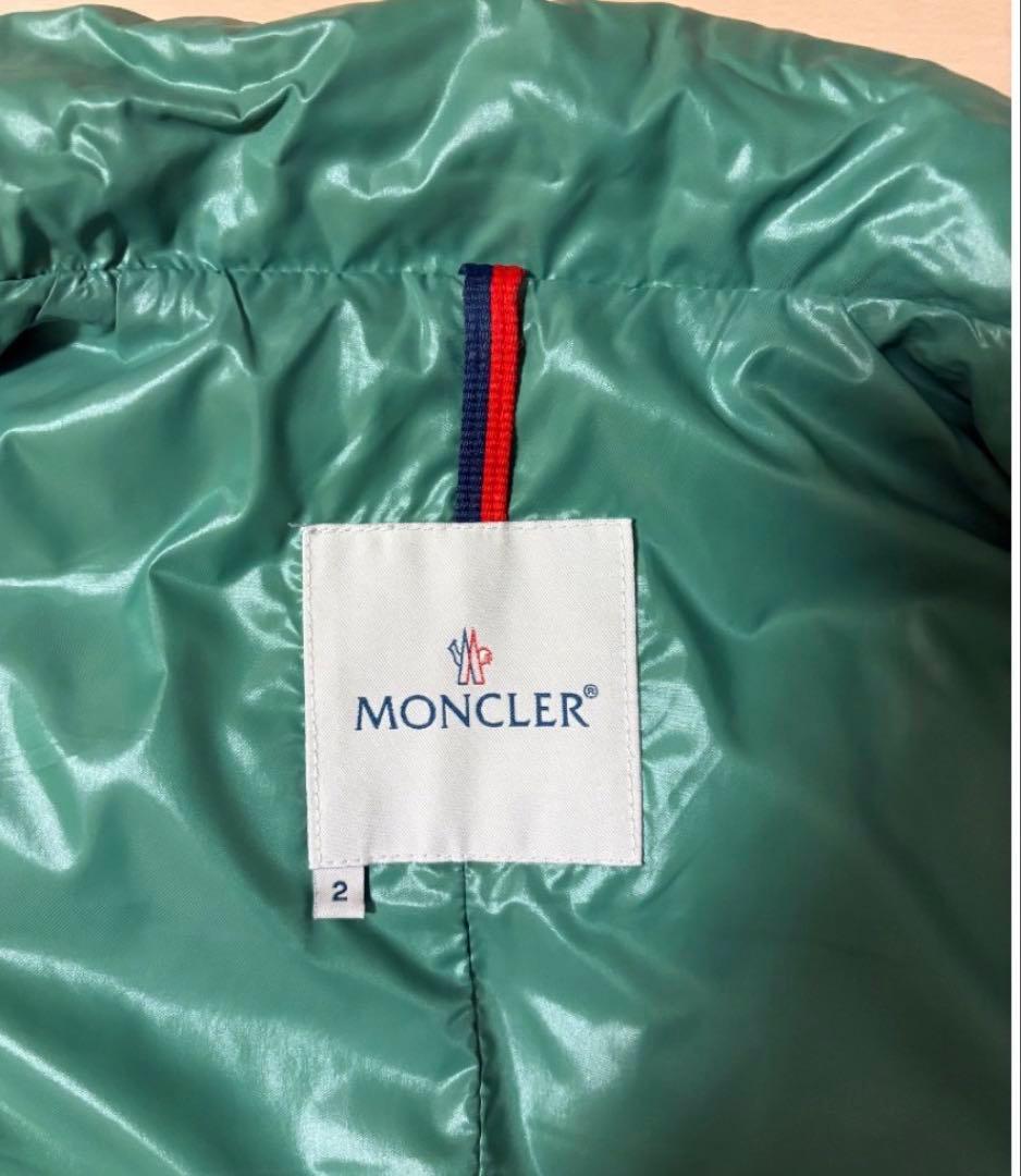 【希少❗️】MONCLER モンクレール グリーン　緑　ダウンベスト サイズ２