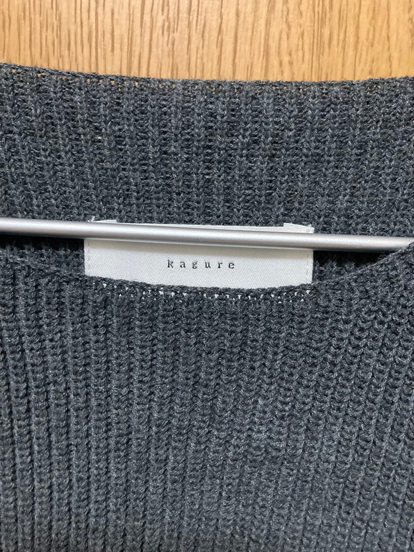 TORACO　美品　かぐれ　コットンニットベスト