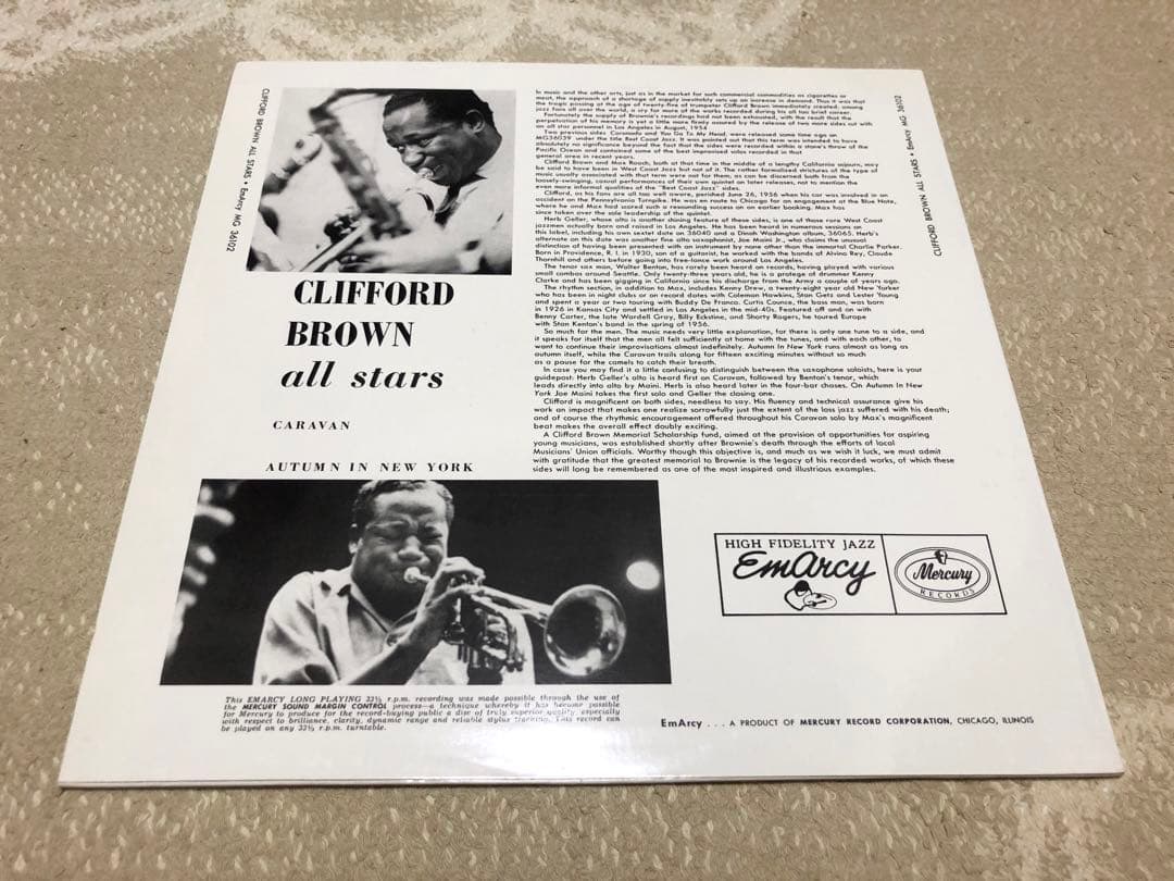 その他 Speakers Corner Clifford Brown All Stars