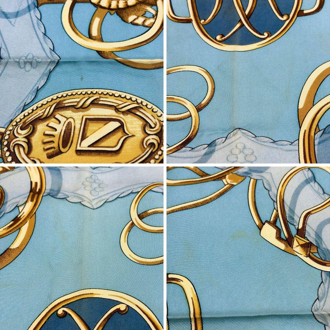 HERMES エルメス カレ90 リフトプロフィール スカーフ タグあり