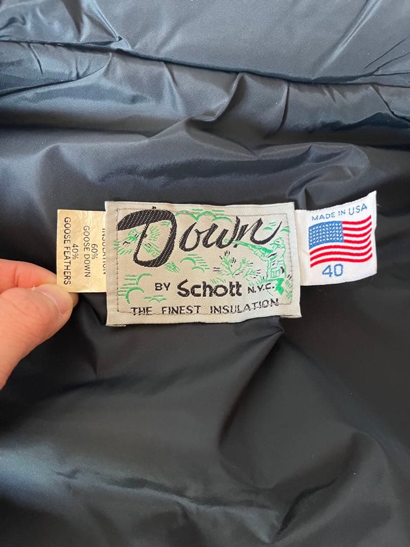 【old Schott】strong leather down best