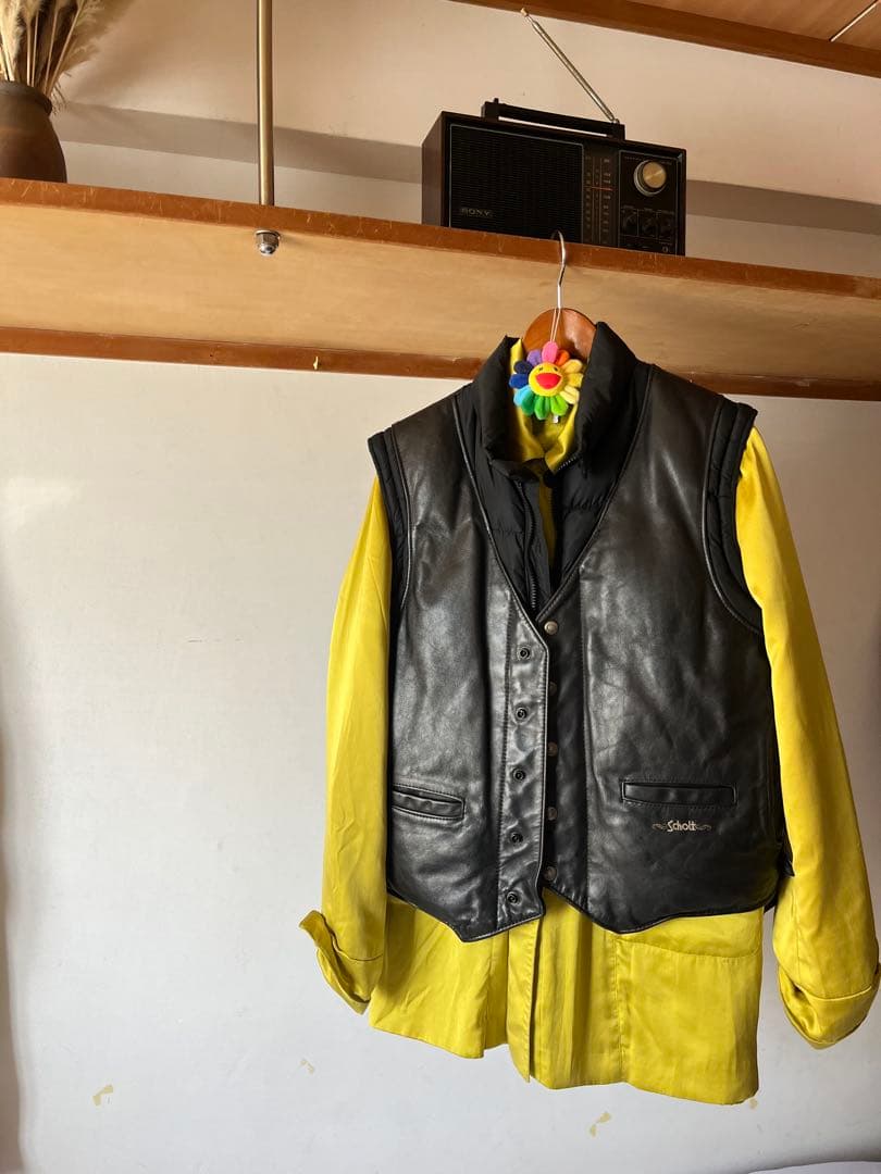 【old Schott】strong leather down best