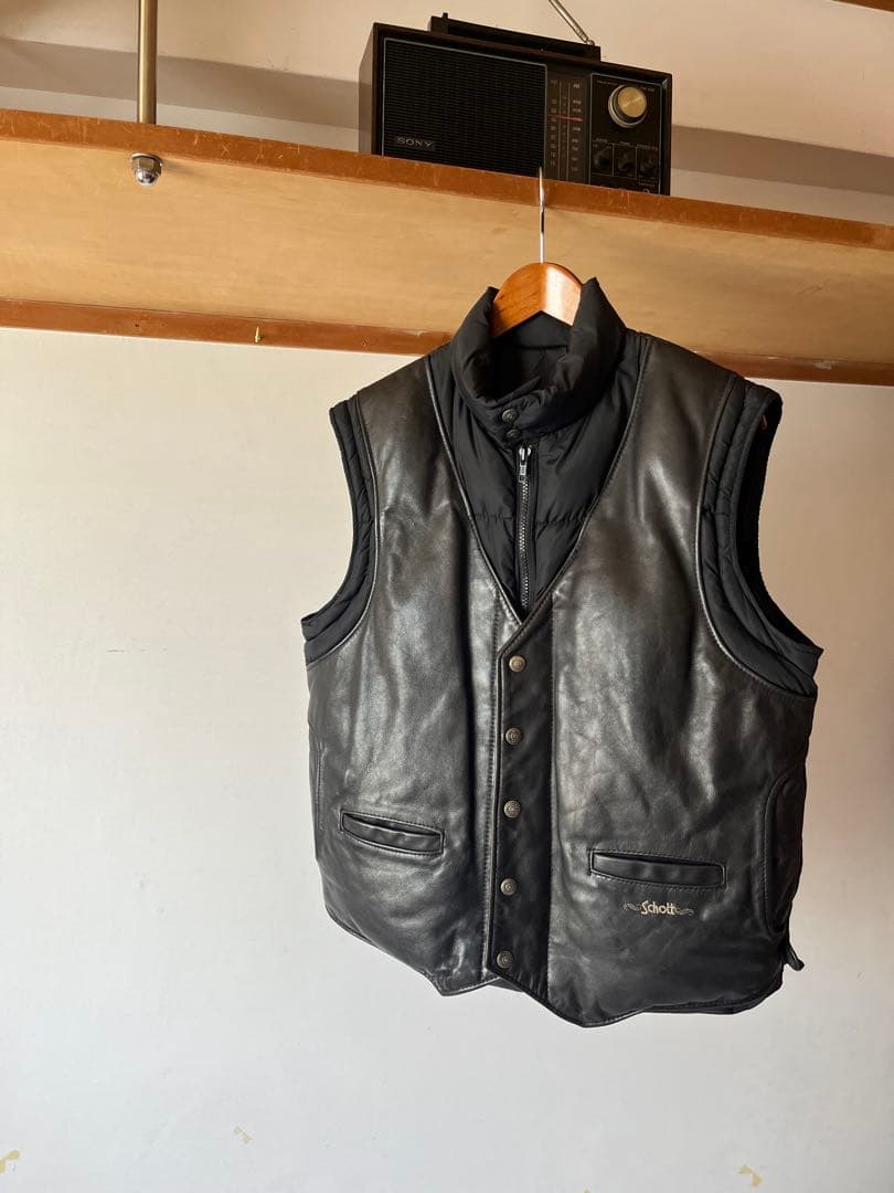 【old Schott】strong leather down best