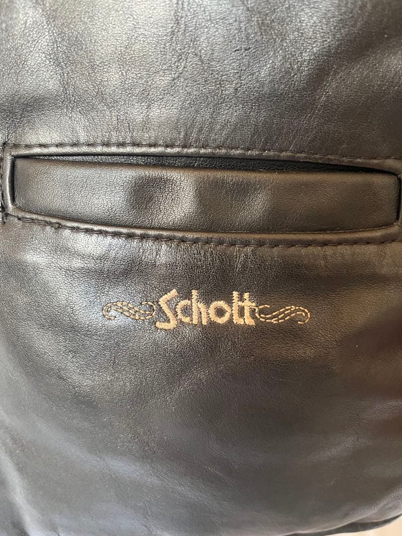 【old Schott】strong leather down best