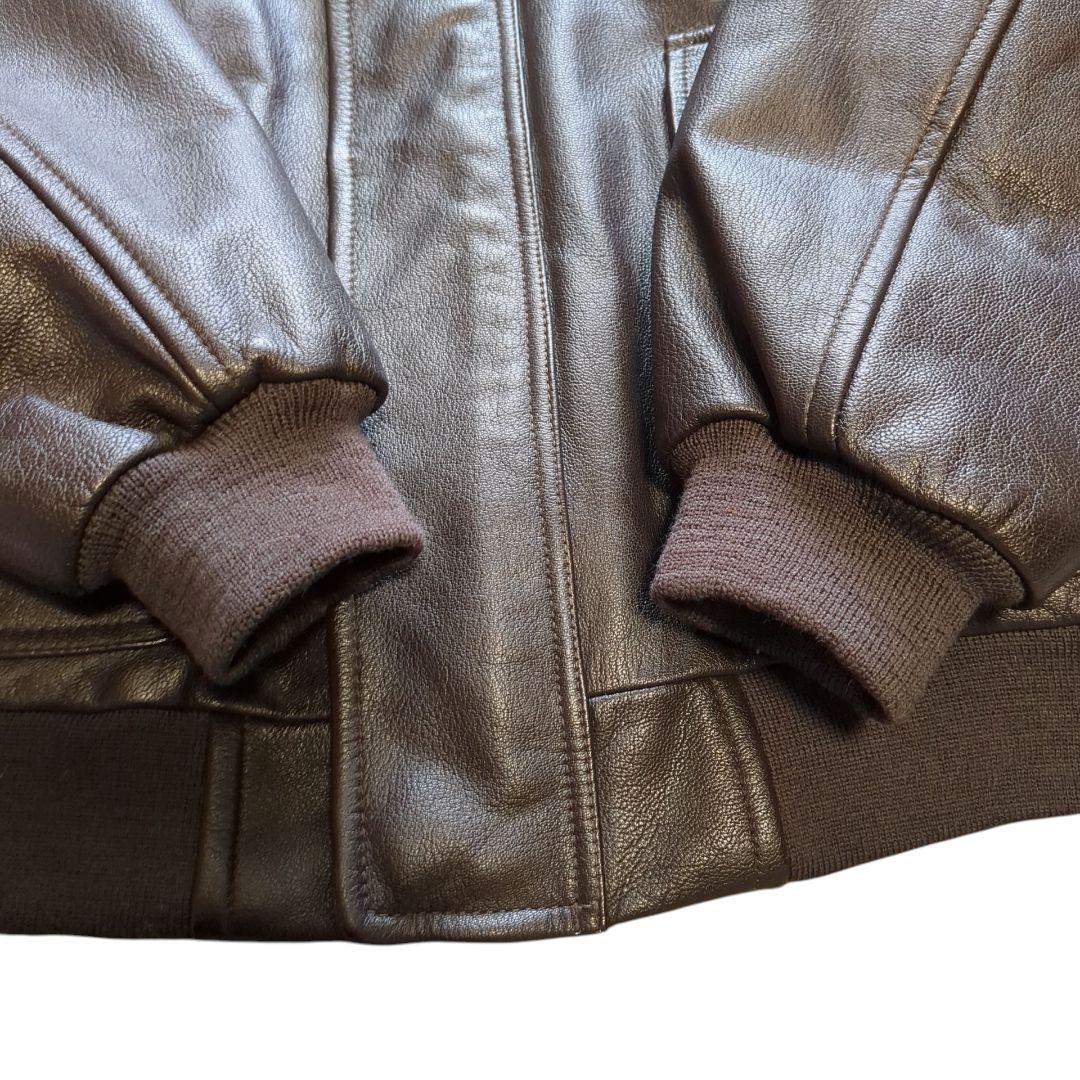 美品 L.L.Bean A-2タイプ レザージャケット Lサイズ