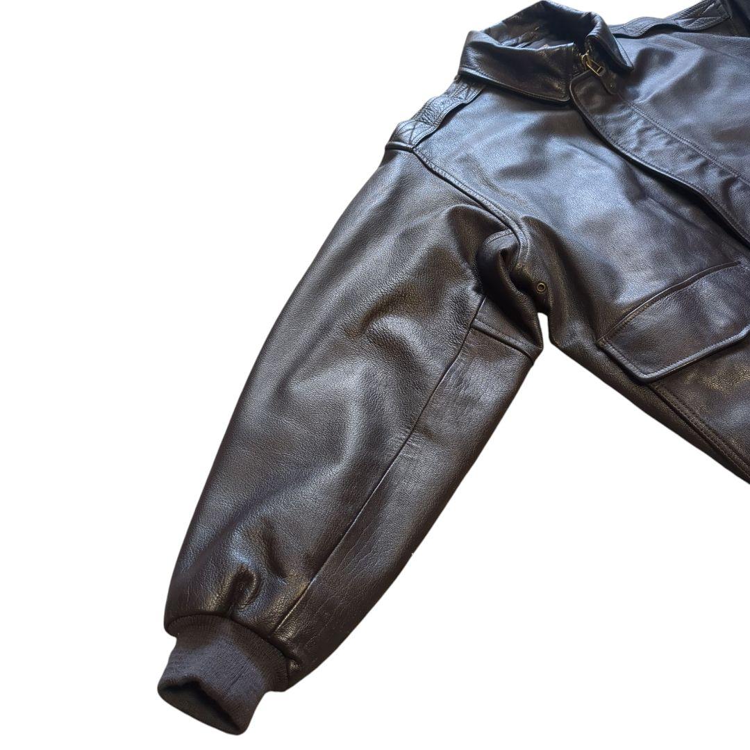 美品 L.L.Bean A-2タイプ レザージャケット Lサイズ