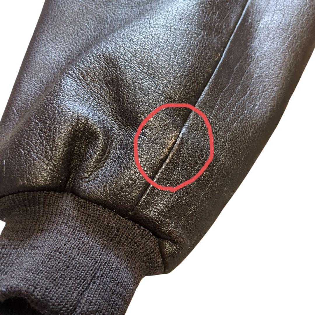 美品 L.L.Bean A-2タイプ レザージャケット Lサイズ