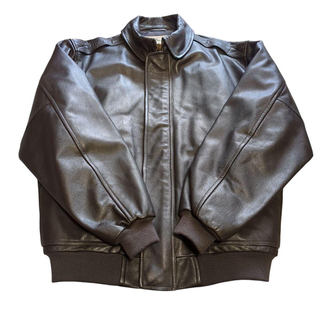 美品 L.L.Bean A-2タイプ レザージャケット Lサイズ