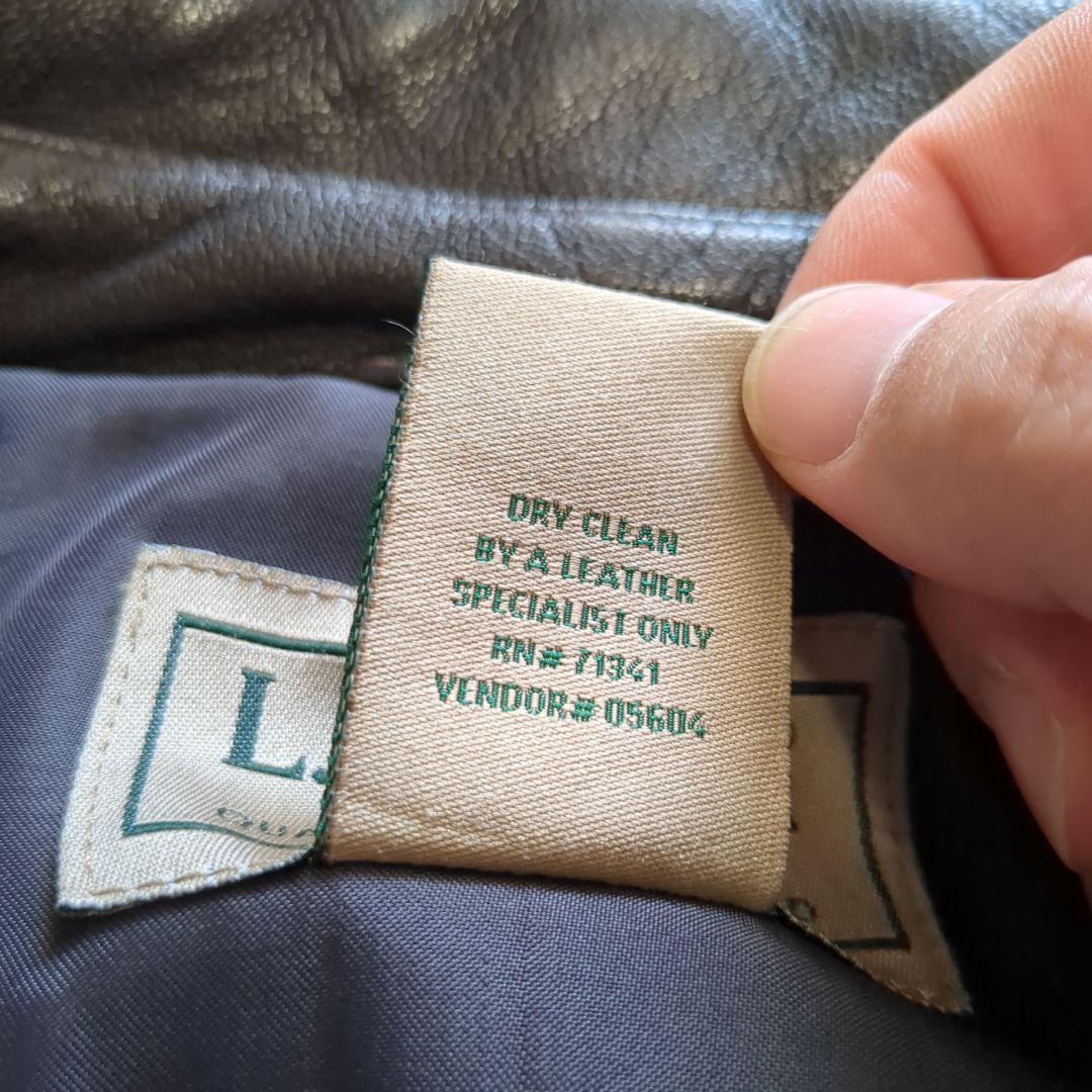美品 L.L.Bean A-2タイプ レザージャケット Lサイズ