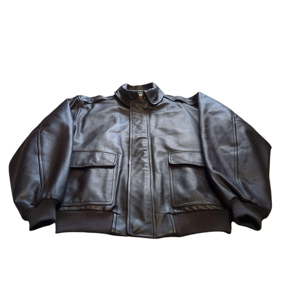 美品 L.L.Bean A-2タイプ レザージャケット Lサイズ