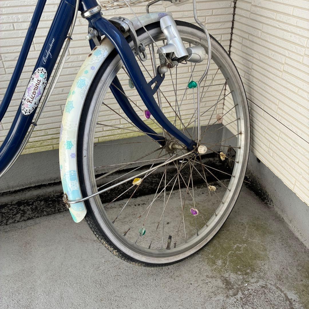 【山口県】ブリヂストン 女の子 自転車 リコリーナ24インチ ブルー
