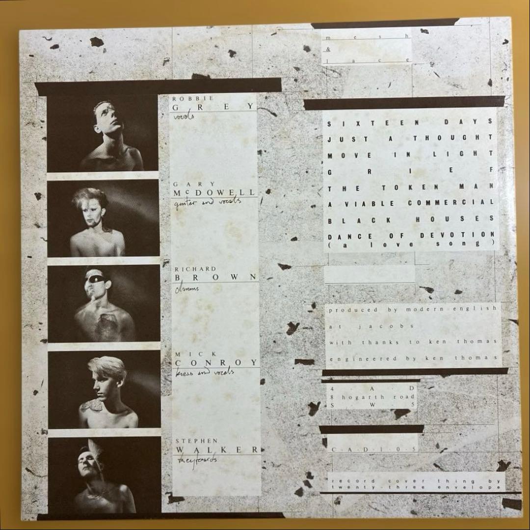 MODERN ENGLISH モダン・イングリッシュ　輸入レコード　1981年