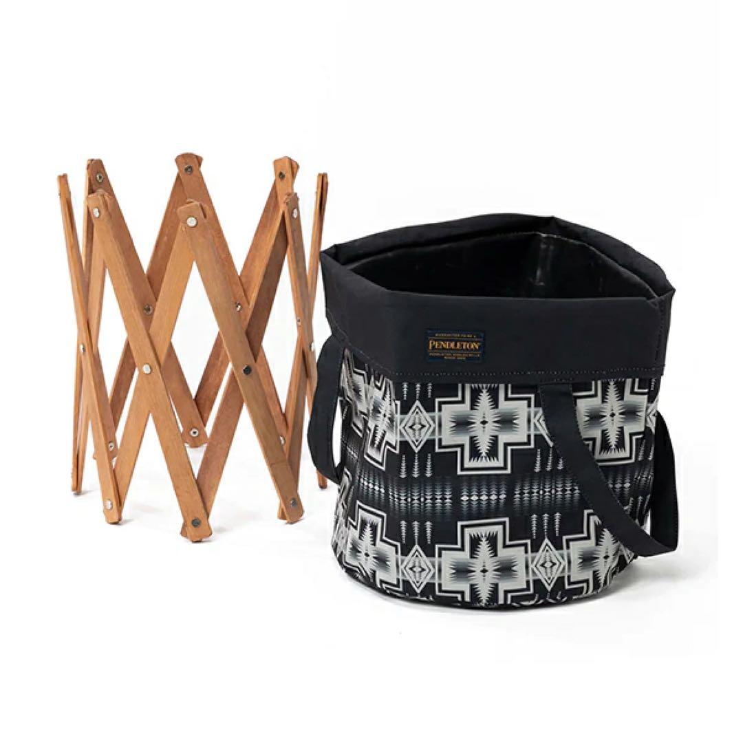 【未使用】 PENDLETON フォールディング ラウンド バスケット20L
