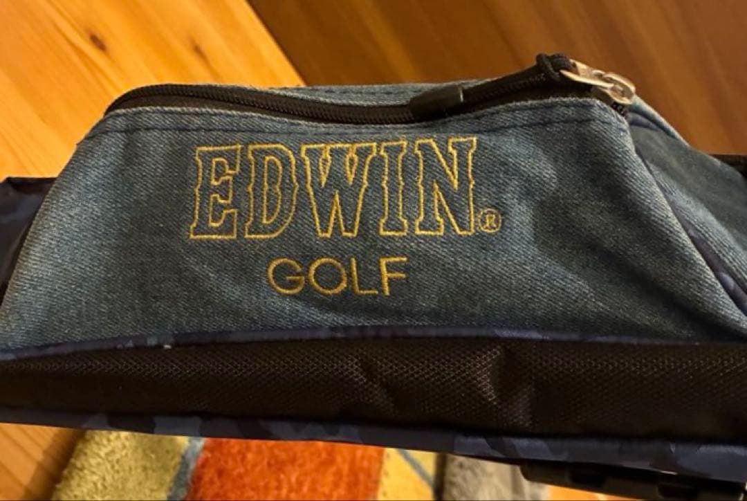 EDWIN GOLF サブバッグ／スタンド付き／カモ柄／美品