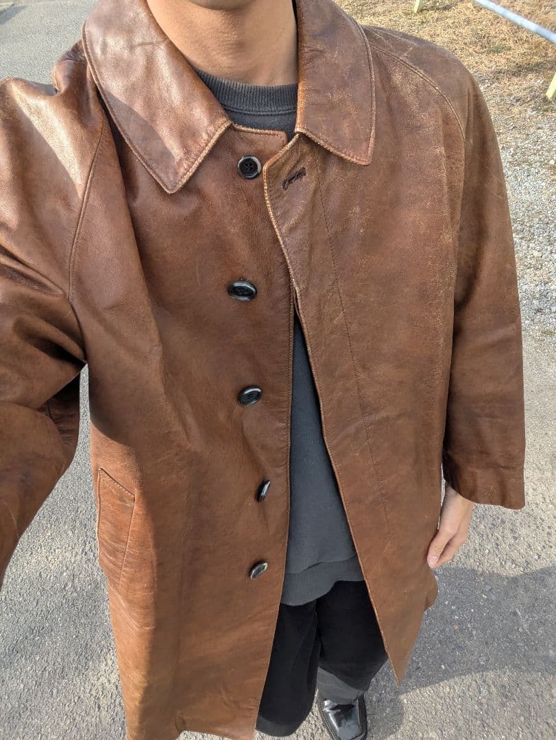 Salvatore Santoro元ネタ 馬革 レザージャケット コート