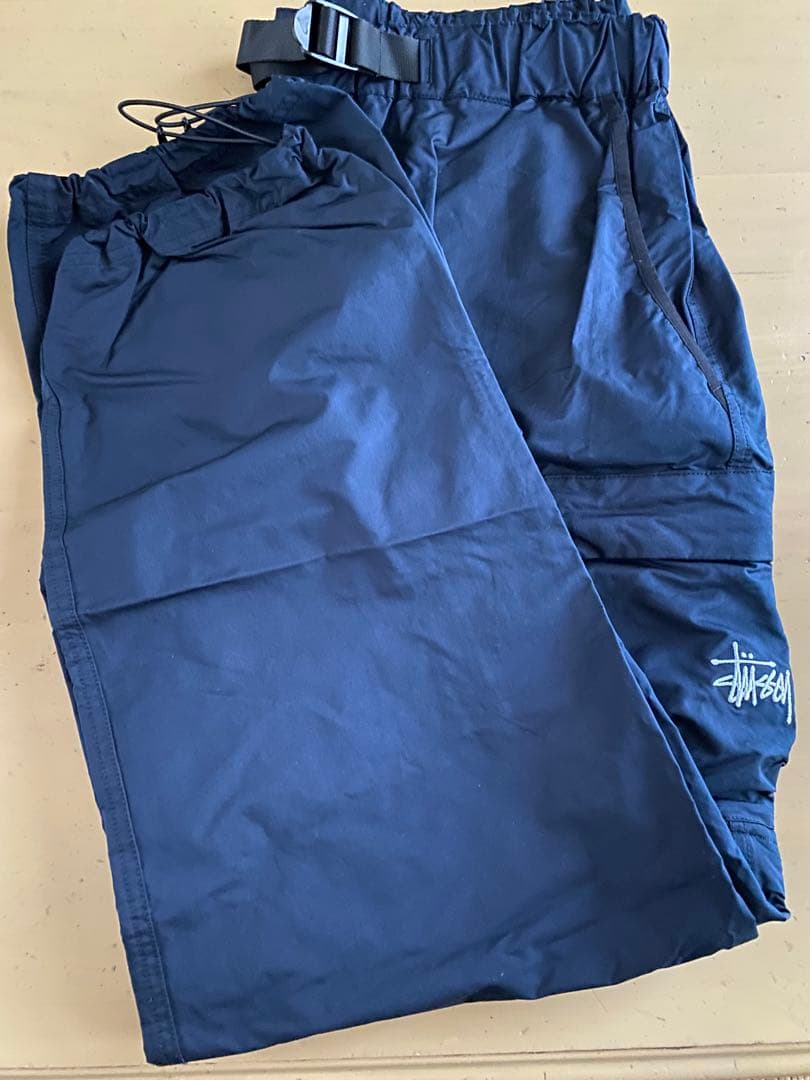 Stussy ネイビー カーゴパンツ Lサイズ