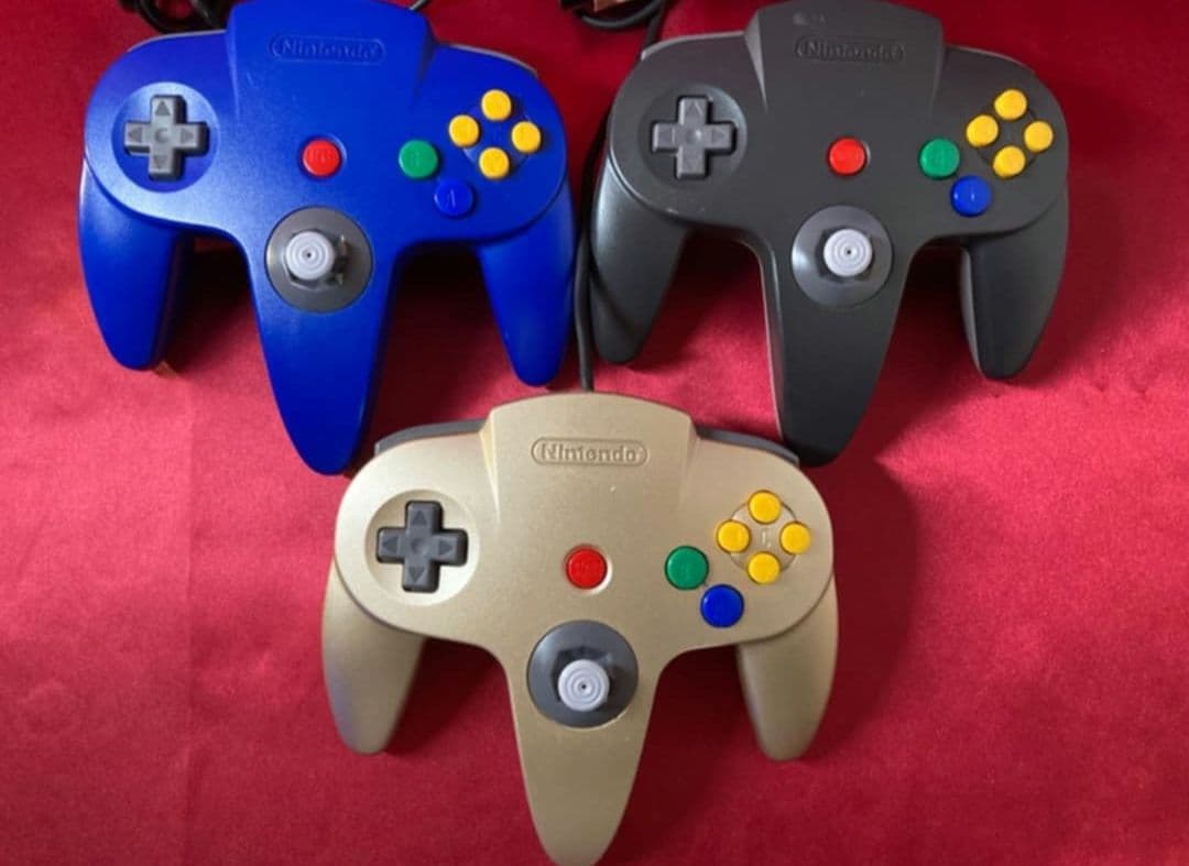 NINTENDO 64 ゴールド　3色AVゲーブルなし　ニンテンドー64