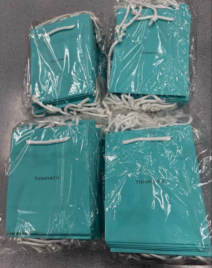 Tiffanyティファニー　ミニショッパー紙袋　ショップ袋100枚