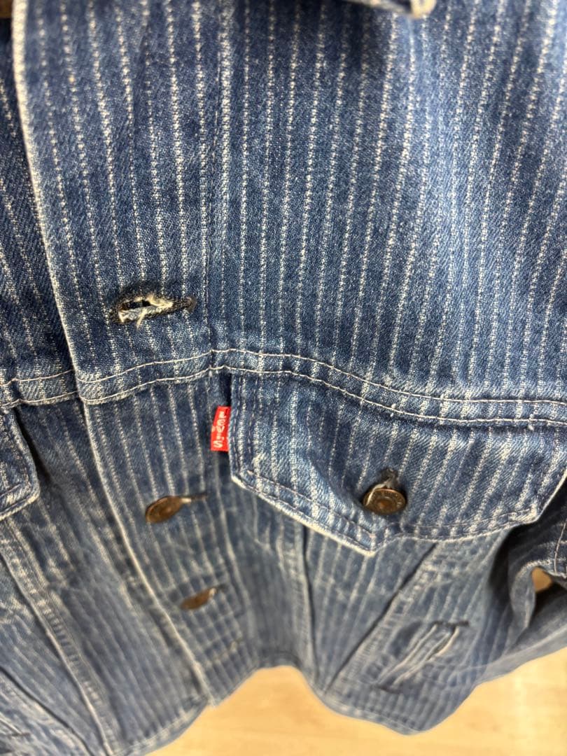 希少USA製 Levi’s 70506-0260ストライプ 80sヴィンテージ