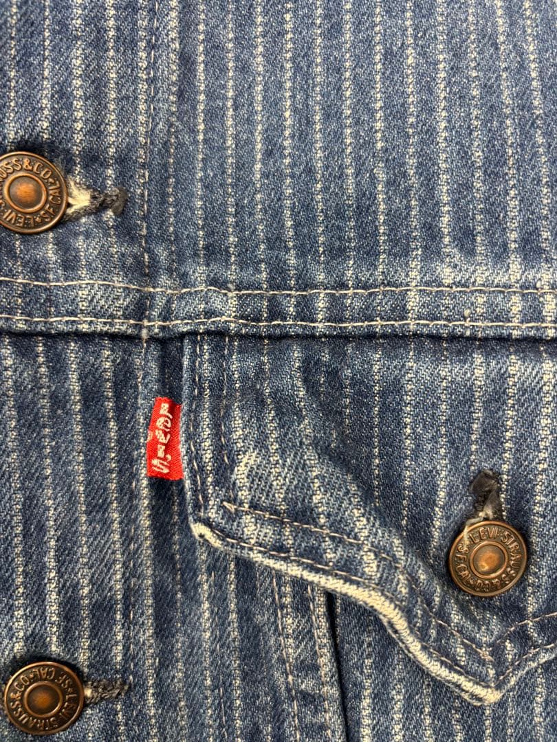 希少USA製 Levi’s 70506-0260ストライプ 80sヴィンテージ