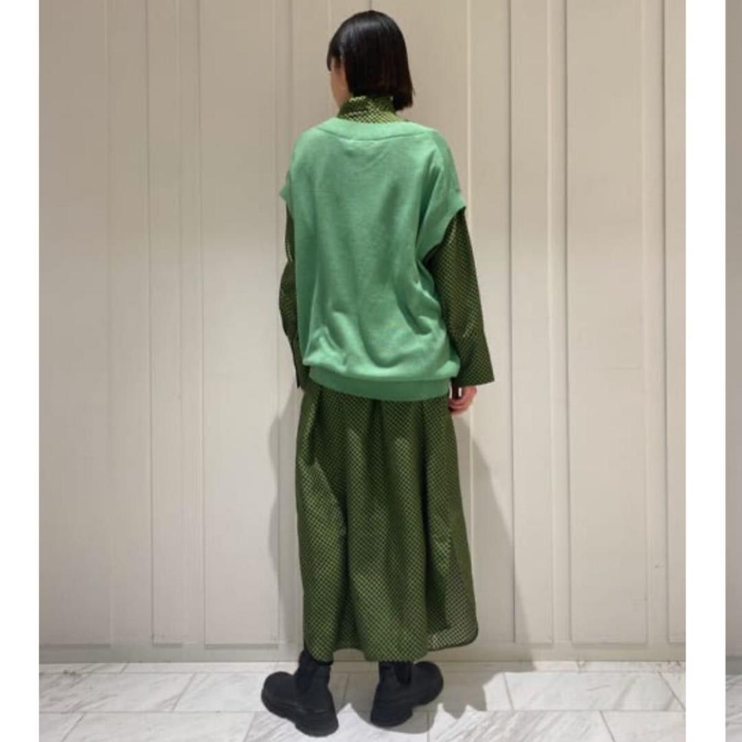 AURALEE オーラリー　カシミヤハードツイストベスト ネイビー　紺　1