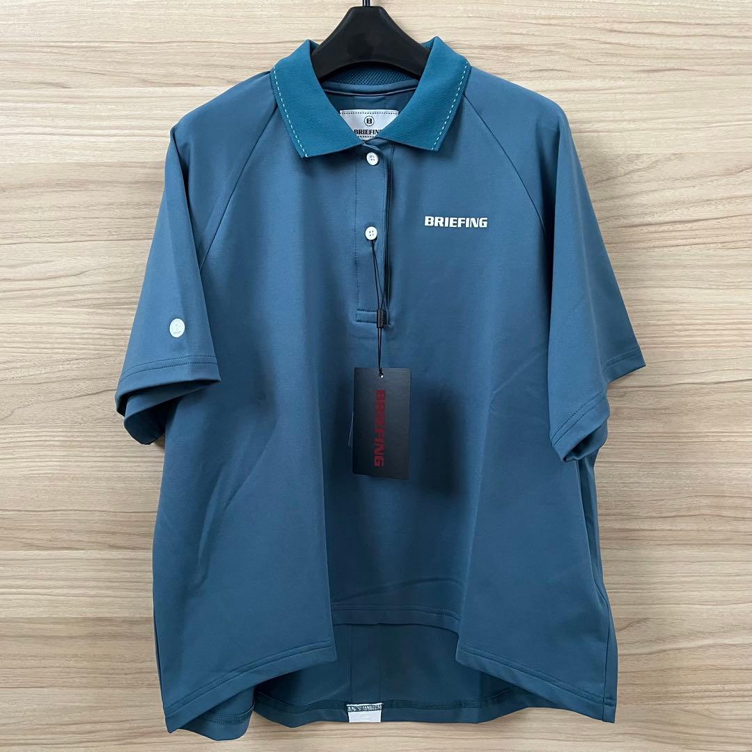 新品★23,100円BRIEFING ポロシャツ バックロゴライン レディースＳ