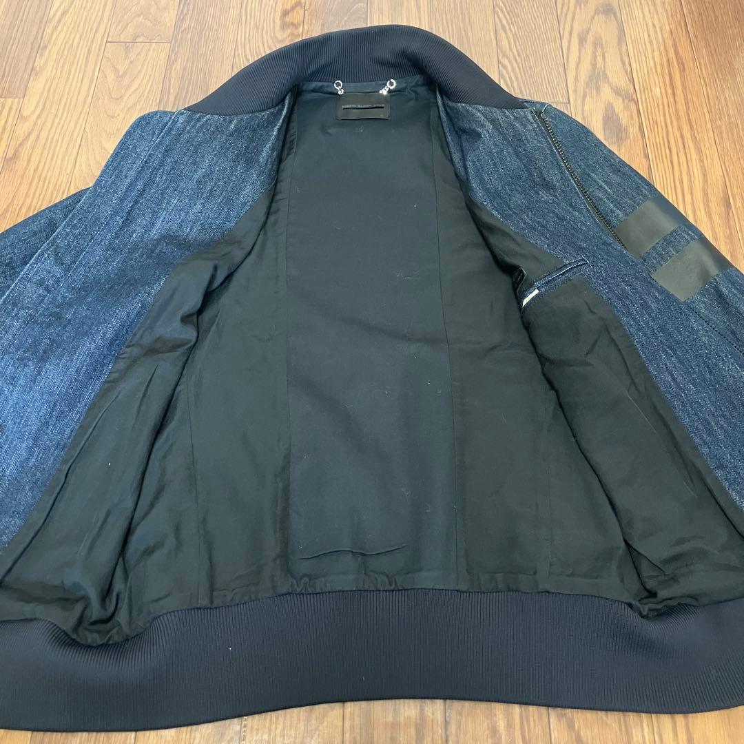 （K25947）★美品★ ディーゼル デニムジャケット MA-1 44