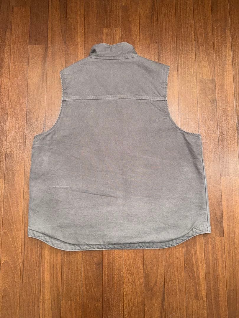 Carhartt カーハート ダックベスト 裏ボア グレー