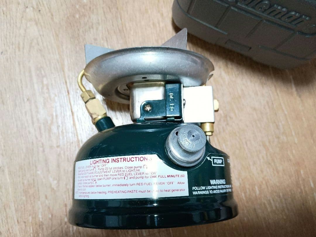 コールマン 508 ストーブ ツーレバー 89/11 使用時間極少