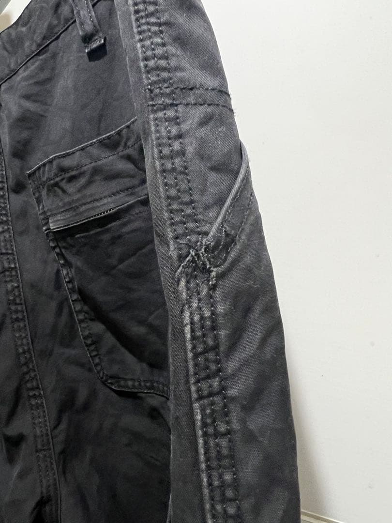 90's〜 Stussy ブラック ペインターパンツ 紺タグ