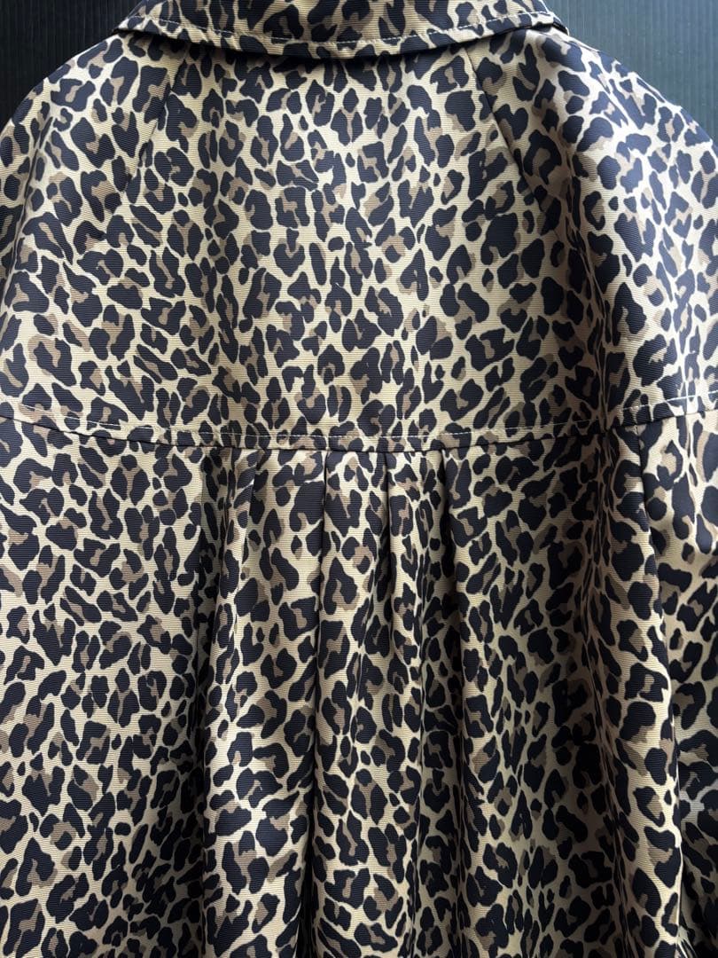 美品 Weekend Max Mara レオパード ステンカラー コート 豹柄