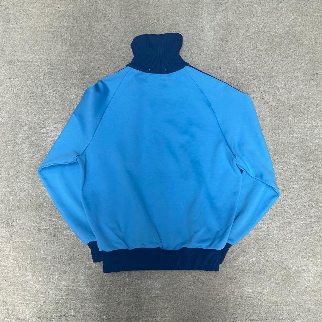 70s Adidas トラックジャケット　デサント製　ブルー　2号