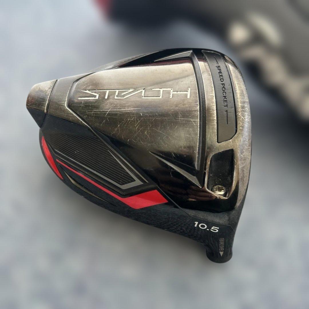 《テーラーメイド》STEALTHステルス ドライバーヘッド10.5° ＋カバー