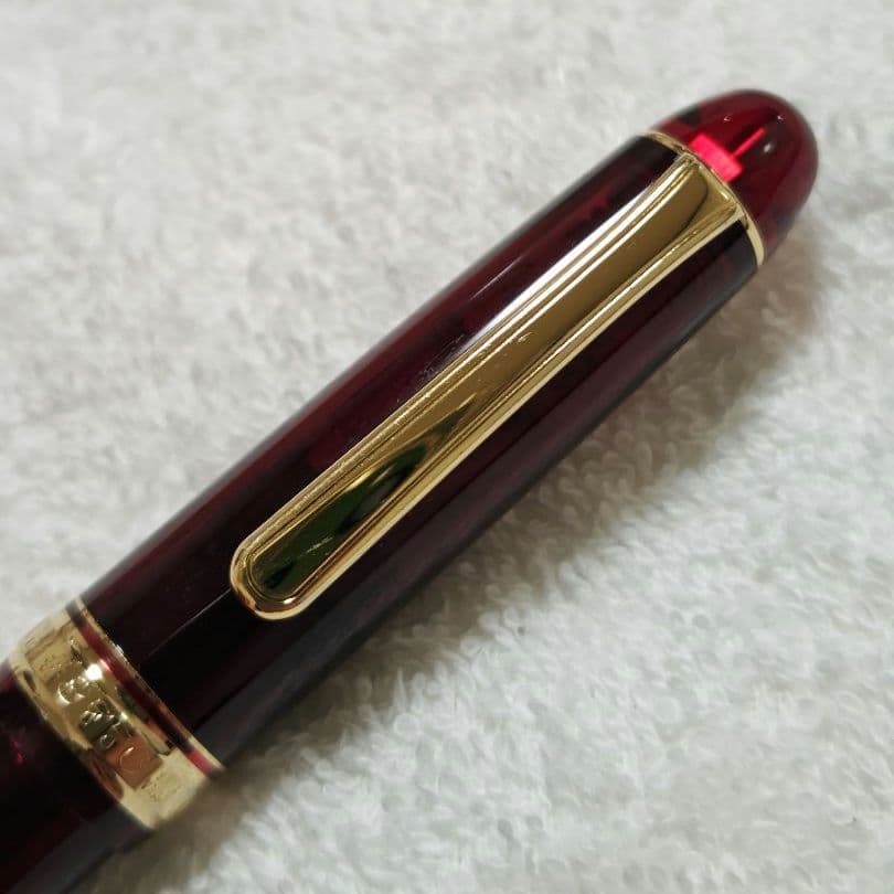 う*り様 プラチナ万年筆 3776センチュリー 14k ワインレッド