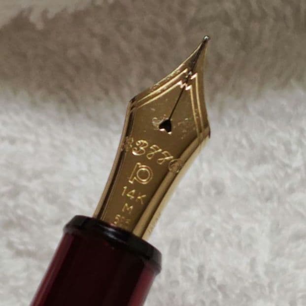 う*り様 プラチナ万年筆 3776センチュリー 14k ワインレッド