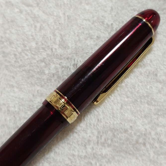 う*り様 プラチナ万年筆 3776センチュリー 14k ワインレッド