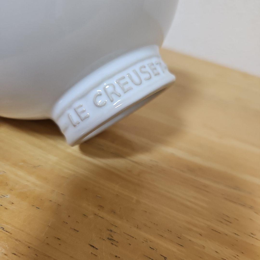 LE CREUSET　茶碗　チャワン　ホワイト　２点