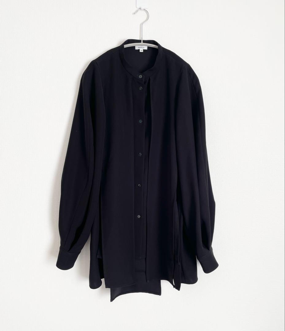 エンフォルド ENFOLD RAMDOM SLIT BLOUSE